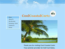 Tablet Screenshot of coolcoastalcartz.com